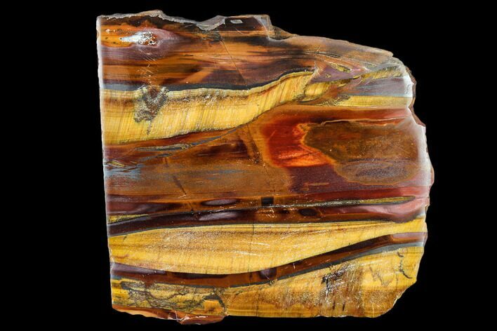 Polished Tiger's Iron Slab - South Africa #113011